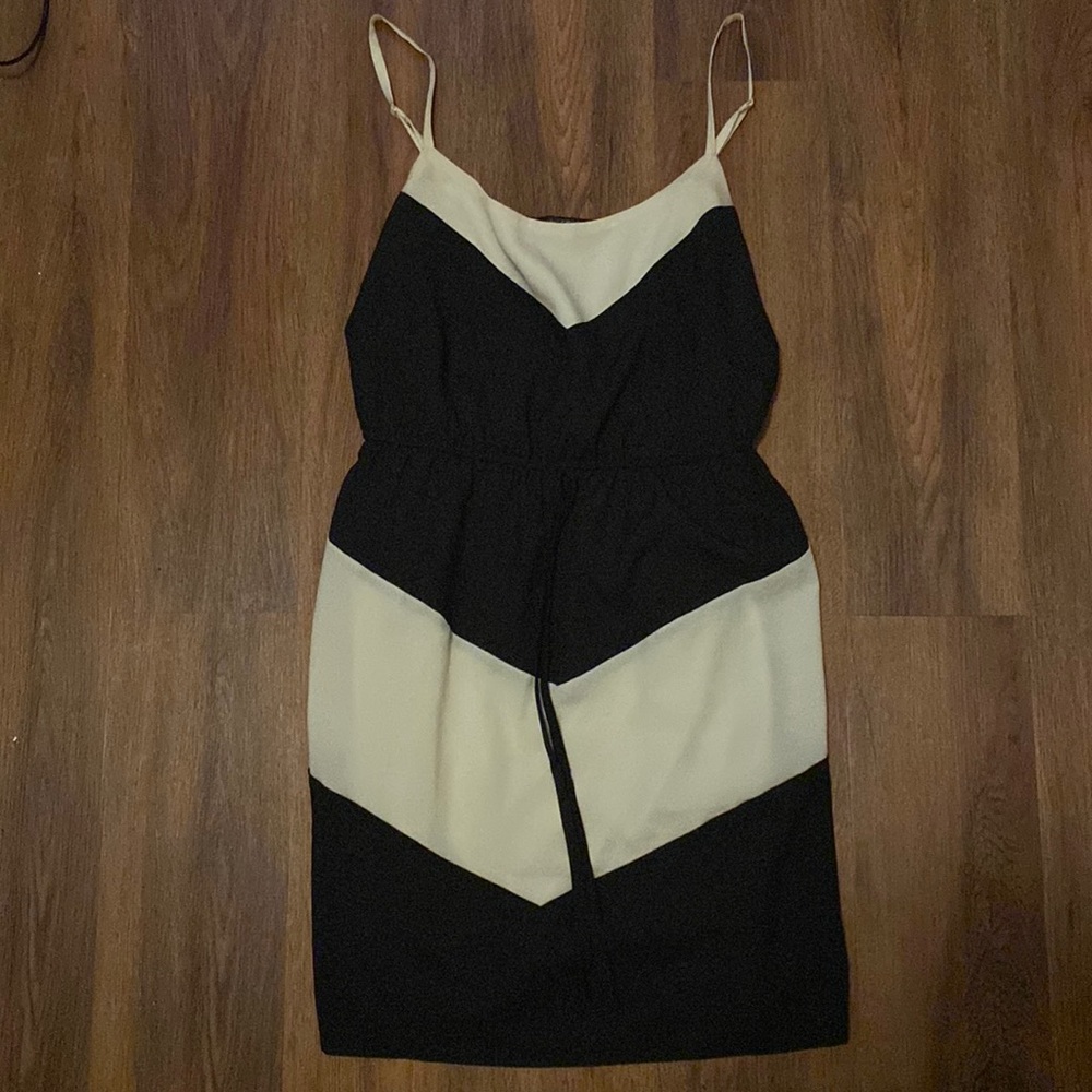 Black and white dress